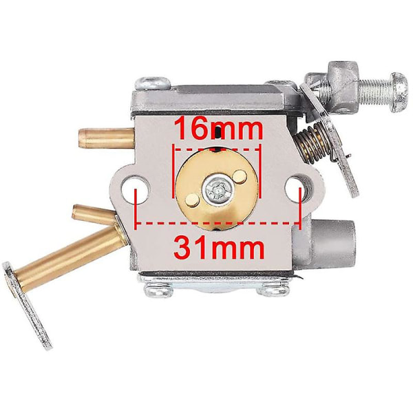 300981002 Forgasser for Homelite 33Cc UT-10532 UT-10926 RY74003D Utskifting av motorsag karbonbørste [DB]