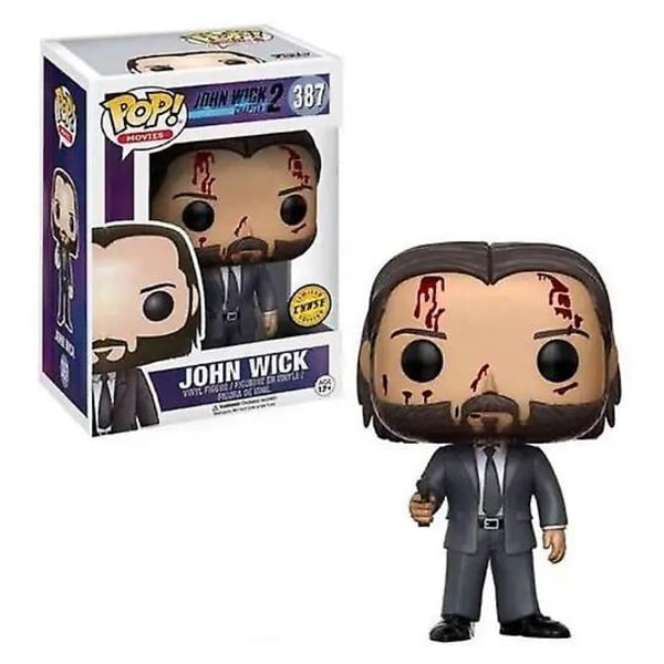 Movies John Wick #387 Action Figure Dolls Toys Cool John Wick With Dog #580 Figuras Model Collection Gifts  Children Db