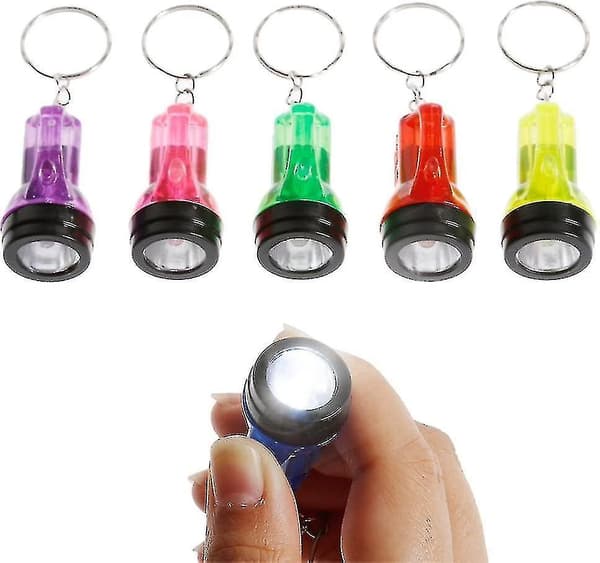 24 kpl Avaimenperä Taskulamppu Mini Lamppu 4cm Lahja [DB]
