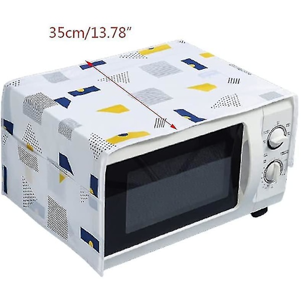 Mikrovågsugn/Multifunktionsugn Dammskydd Fett Skydd Med Fick Kökskydd (Fjäder Mönster) Bäst-11 Db