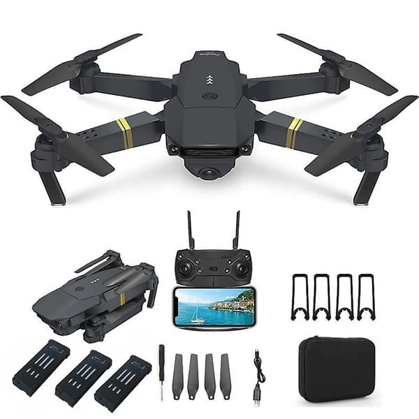 4k Drönare E58 Fällbar RC Quadcopter HD-kamera