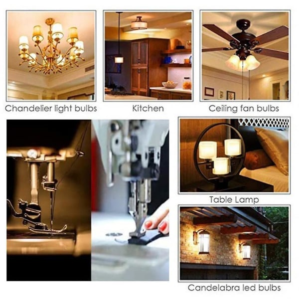 Ba15d Dobbelkontakt Bajonett Base LED Kornpære LED Lyspære 220v Til Symaskin Pfaff, Singer, Privilege, Bernina Etc. Db A181