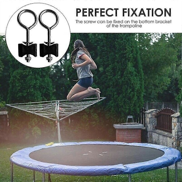 Runda Trampolinskruvar Skruvar För Att Fixera Trampolinen Trampolintillbehör [Db] 6-piece Set