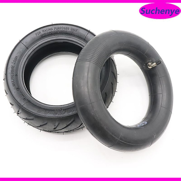 11 tommer 110/50-6.5 indre og ydre dæk indre slange bøjet ventil til 49cc mini crosser elektrisk scooter mini motor [dB} Inner and Outer