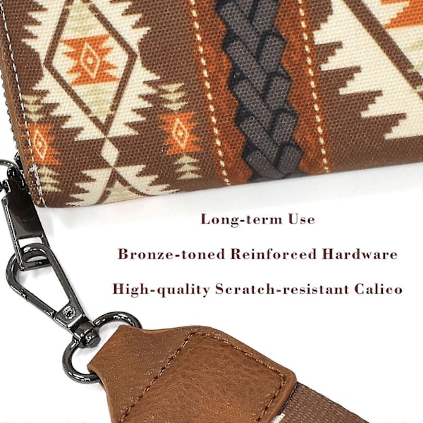 Wrangler Flap-Olkalaukku Naisille, Vintage-Lompakko Ketjulla [DB] Light brown