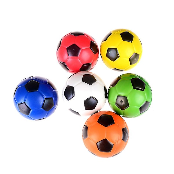 10cm Pu Svampar Anti Stressboll Studsande Fotboll Barnleksak Utomhus Sportspel [db] Football