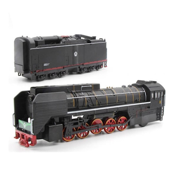 Haloppe 2 st 1/87 Retro Ånglok Lokomotiv Vagn Dra Tillbaka Musik LED Barnleksak Db Black