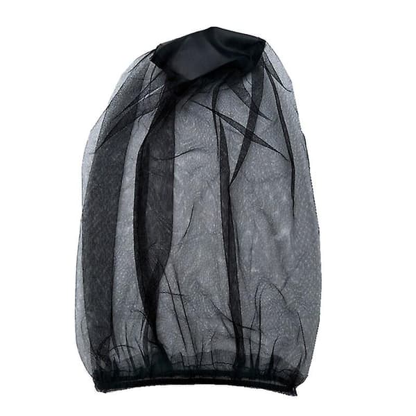 Utomhus fiskekeps Anti Mosquito Insect Hat Bug Mesh Head Net Face Protector DB 1 PC Black