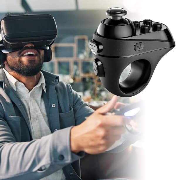 PC-spillkontroller - Trådløs Joystick Gamepad | ABS Elektrisk Enhetskontroller for TV, Datamaskin, Bærbar PC, Telefon, Nettbrett og Tilbehør, Kompa[DB]