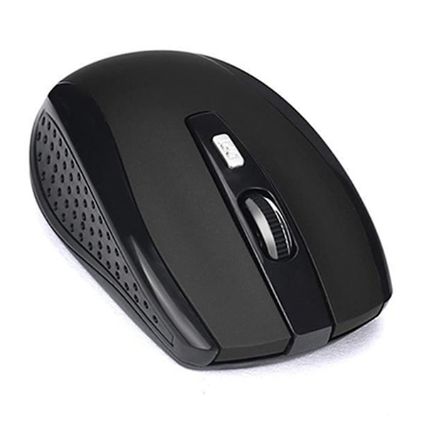Trådløs Spillmus 1200dpi 2.4GHz Ergonomisk USB-mottaker Mus for PC Bærbar PC [DB] Red (7500)