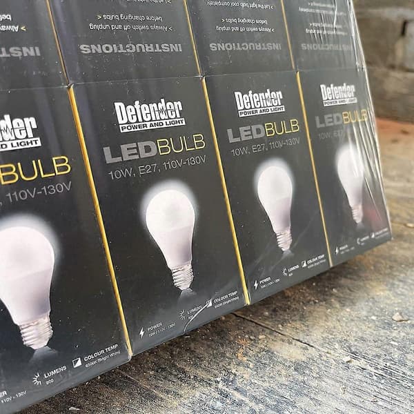 LED 10W Pære ES Sokkel 110V, 10 Pak, Model E56262 [DB]