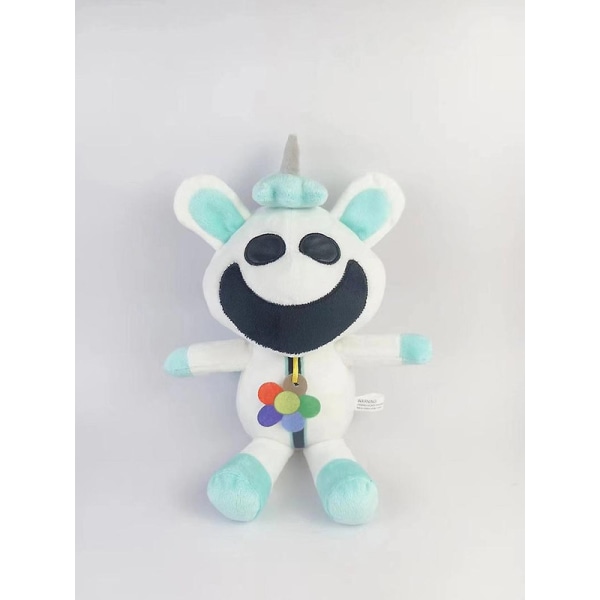 12\" Smilende Critters Plysdyr Fyldte Dyr Pude Dukke Legetøj [DB] Unicorn