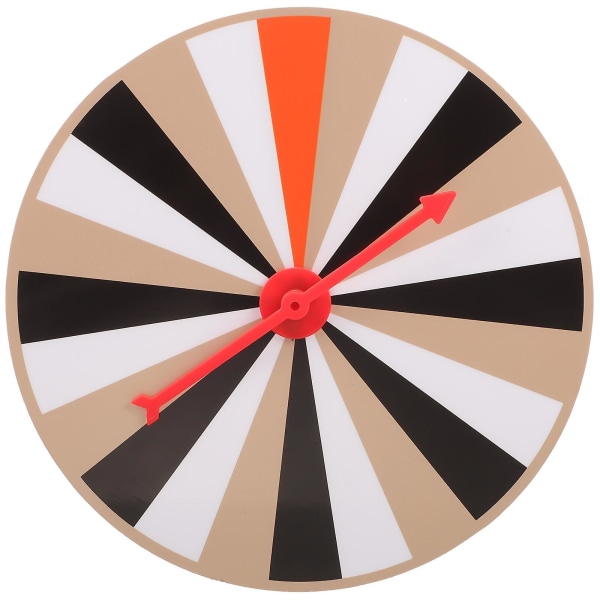 Gjør-det-selv-lotteri Platespiller Premie Fortune Game Wheel Game Platespiller Game Wheel Game Wheel [DB] Assorted Color 19.50X19.50X1.80CM