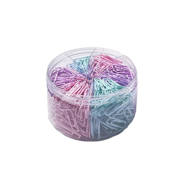 1080 Pappersklämmor Macaron Färg Palindrom Data Klassificering Med 33mm Pappersklämma Data Klassificat