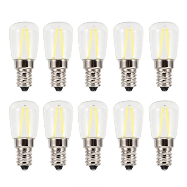 10 st Mini Dimbara E14 LED-lampor 1,5W AC 110V för Kronljus, Vägglampa, Hembelysning {DB}