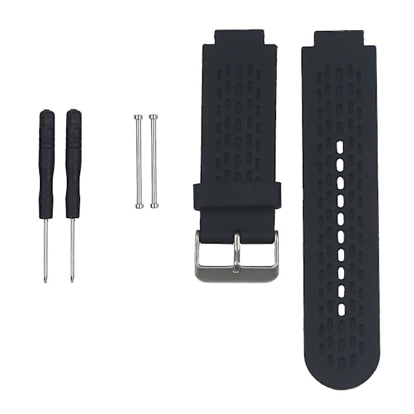 Silikonarmband för Approach S2/S4 GPS Golfklocka/ Vivoactive [db] Black S2 S4