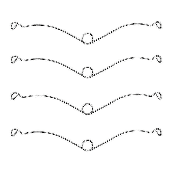 4 stk. S99140208 Grillfjedre Clips Passer kompatibel med ventilatorer, badeværelsesventilator, lysenhed, grillfjedre Re [db] As Shown