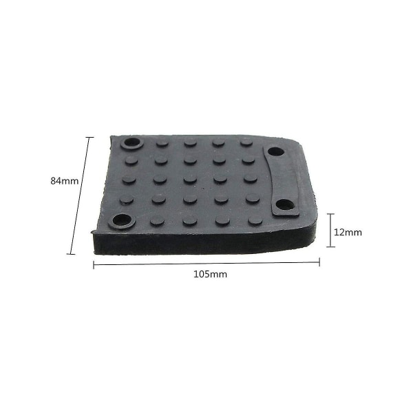 Stilt Soles Anti- Pads För Gipsskivor, 4 st Stilt Soles Reservdelssats, Non- Foot Pads, Konstruktion T [DB] Black
