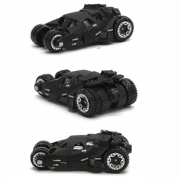 Set med 6 Batmobile-leksaksfordon i metall [DB]