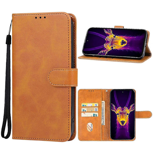 Läderfodral för Ulefone Armor 25T Pro [DB] Brown