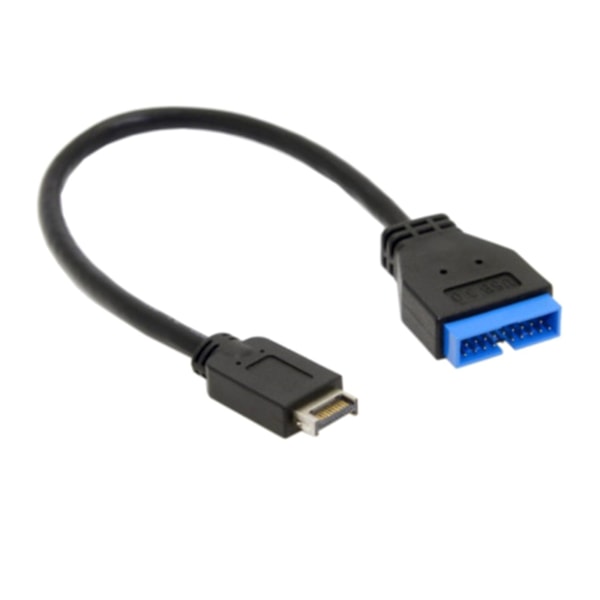 USB 3.1 Typ-C Mini 20-stifts Frontpanelhuvud till USB 3.0 Standard 19/20-stifts Huvudförlängningskabel 20 cm för Asus-moderkort {db}