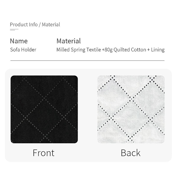 Sofa Armrest Organizer Fjernbetjening Holder Ikke- Lænestol Holdere Til Sofa Recliner Med 5 Lomme