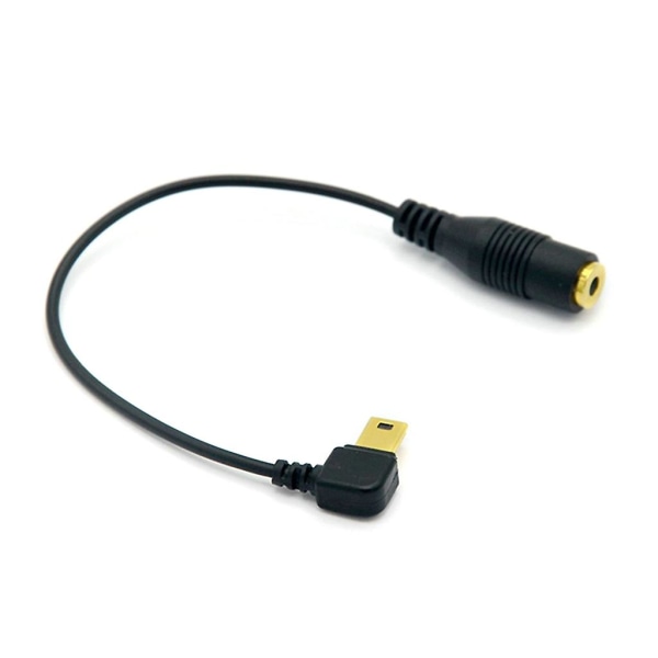 Ljudadapterkabel Mini USB till 3,5 mm mikrofonadapter för Gopro Hero 3/4 [DB]
