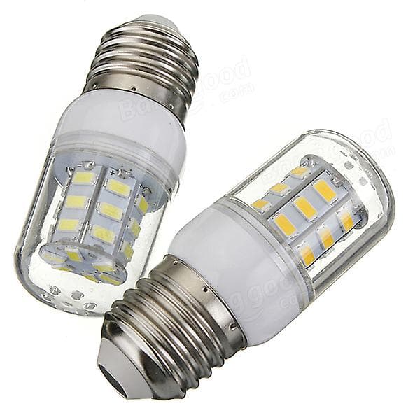 3,5w E27 Hvit/varm Hvit 5730smd 27 LED Maispære 110v db White