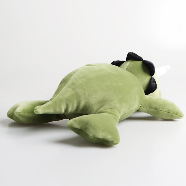 Dinosaur Plys Legetøj med Bomuldsfyld - Triceratops [DB] Green Triceratops 38cm
