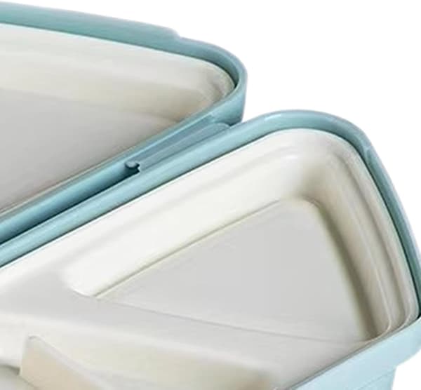 Sushiform, 6-håls non-stick köksredskap, triangulär risbollsform, hållbar bärbar stil, för hem, skola, kontor, picknick, camping, Tr[DB] Sky Blue