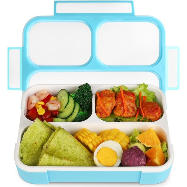 Lunchlåda för barn med 4 fack - BPA-fri och unisex-design