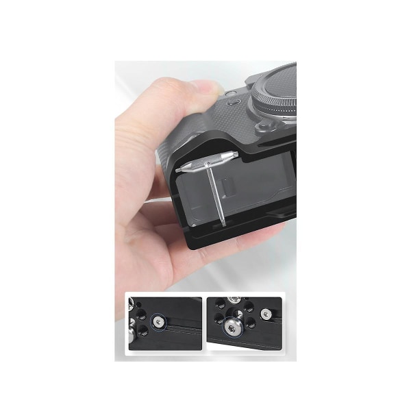 För X-t5 kamera L-typ Quick Release Plate Horisontell & Vertikal L Plate Expansion Skyddsbas,