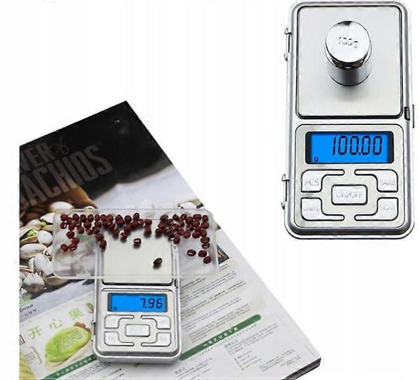 Elektroninen koruvaaka 0.01-200g LCD-vaaka [DB] silver/gray