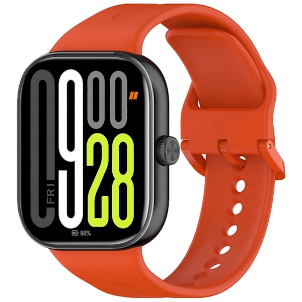 Silikonerem til Xiaomi Redmi Watch 5 Justerbar urrem med farvet spænde - Grøn [db] Multicolor Orange