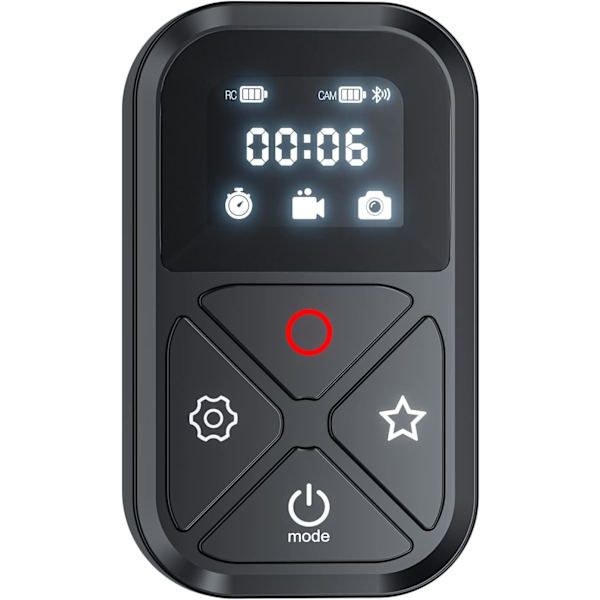 WiFi Smart Remote - Vanntett kamerakontroller med LCD-skjerm - for GoPro Hero 10/9 Black Fjernkontroll for GoPro 10/9 (for Hero 10/9 Black)