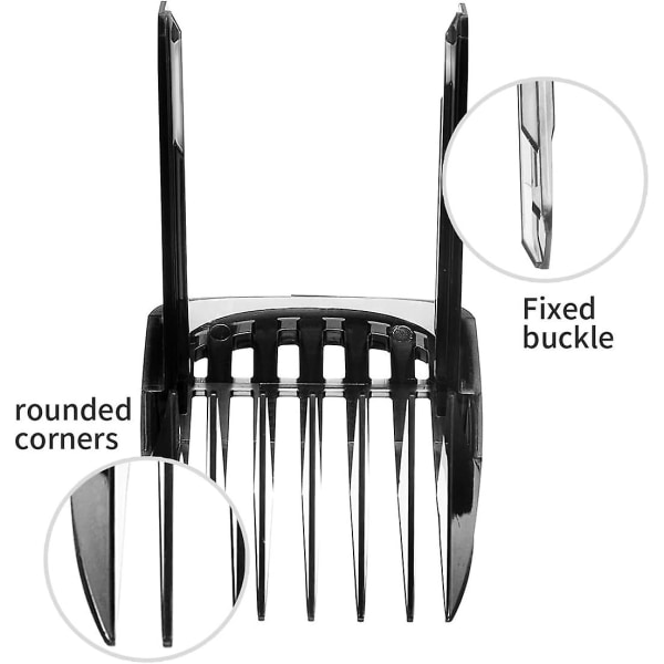 2 stk. hårklippingskam kompatibel med Philips HC9450 Hc9490 Hc9452 Hc7460, justerbar 7-24 mm [DB]