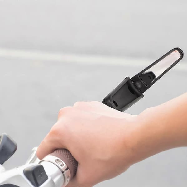 Dold reflekterande spegel Cykelbackspegel ger säkerhet Svart[DB]