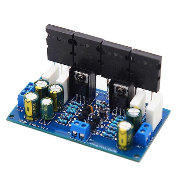 200W Mono Effektforstærker Board HiFi Dobbelt Output DC 35-60V Lydforstærker Modul wo [DB]