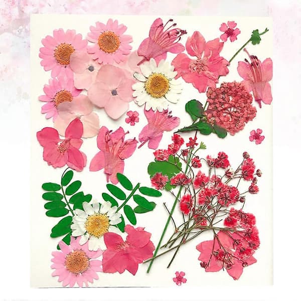 Håndlaget blomstermateriale DIY-sett for dekorasjon med 30 stk