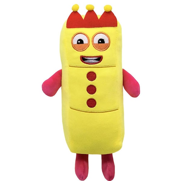 Cartoon Numberblocks Mjuk Plyschdocka Fyllda Leksaker Tidig Utbildning För Baby Leksaker Gåvor DB Three