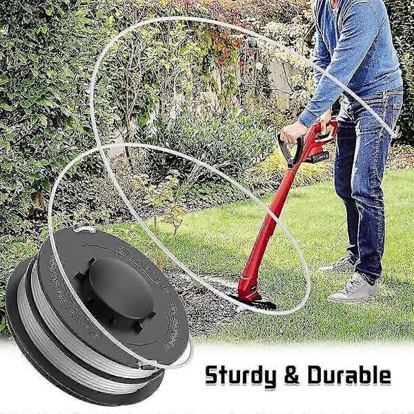 10 STK. Til Einhell 3405685 (TLE-02) Plæneklipper Reservedele Spoler Trådspoler DCQW [DB] Multicolor 8pcs