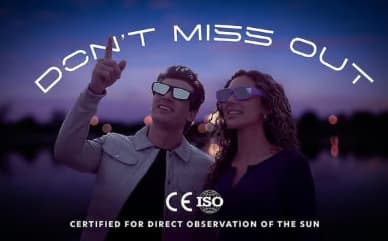 Eclipse Glasses (3-Pack) 2024 Approved Plastic Eclipse Glasses CE & ISO Certified Solar Eclipse Glasses for Kids & Adults