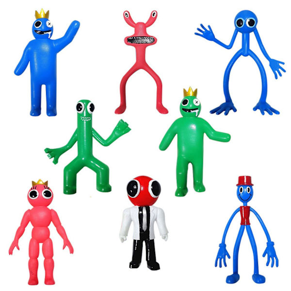 Rainbow Friends 6 Rainbow Friends Håndlavede Dukker Db B 8PCS