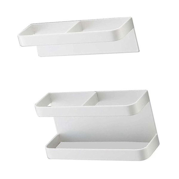 Magnetisk paraplyholder til vægmontering uden boring - Højdejusterbar - Yvan db White