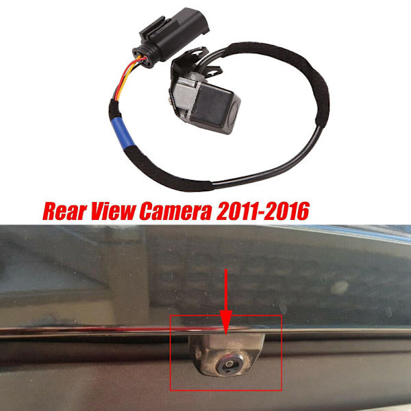 Backkamera för bil 2011-2016, backkamera, backkamera, parkeringshjälp, 95750-3w100 DB Black