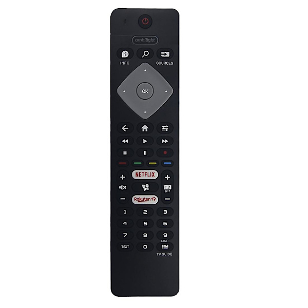 Fjernbetjening til Brc0884402/01 43pus6704/12 50pus6704/12 55pus6704/12 4k Uhd Smart Tv () [DB] Black