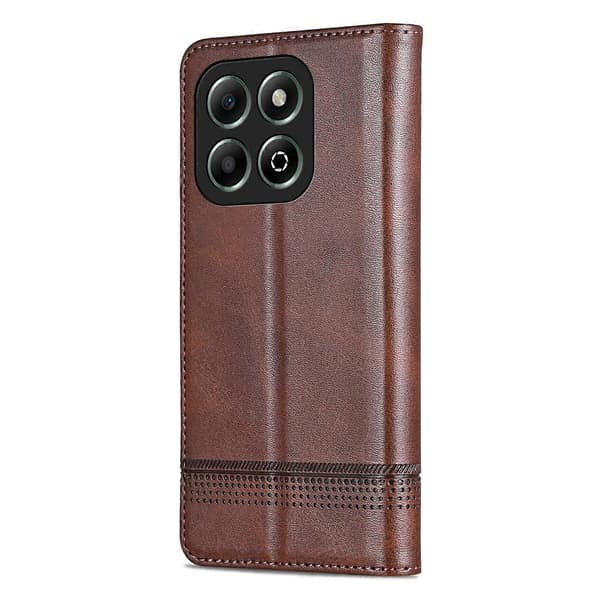 Magnetisk Kalvetekstur Etui Til Honor X6b [DB] Dark brown