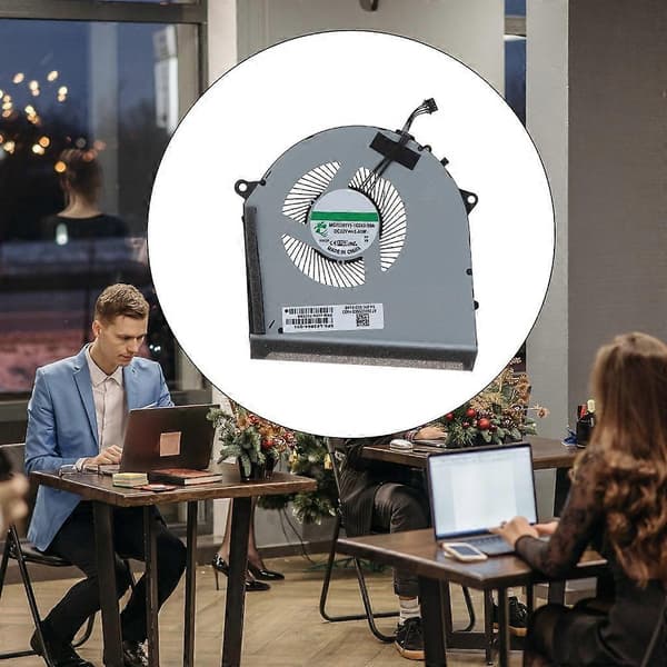Höghastighets CPU GPU Kylfläkt Kylare Kylfläns För OMEN 17-CB 17-CB0030NR [DB] CPU GPU