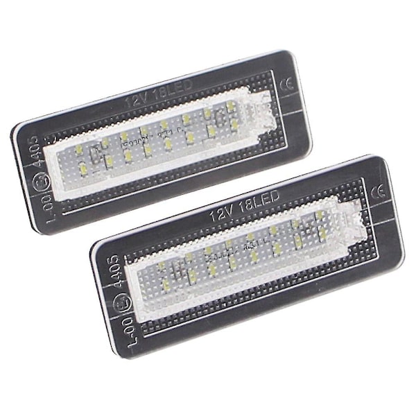 LED Nummerpladelys til Smart for Two Coupé Cabriolet 450 451 [DB]