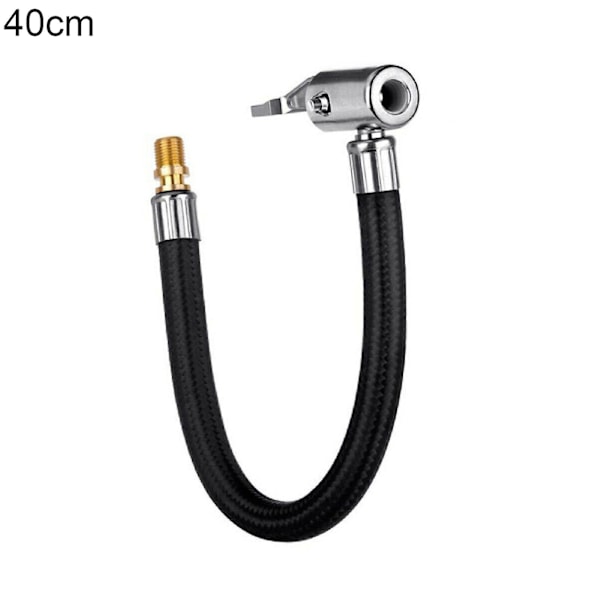 Inflatorslang Lätt Att Applicera Hög Flexibilitet Icke-tömd Bil Luftdäck Chuck Inflator Pumpslang [DB] 40cm
